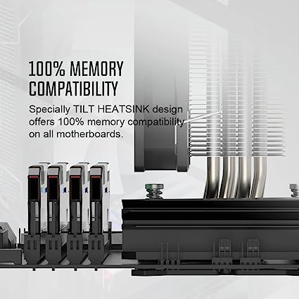 ENFRIADOR DE AIRE CPU NEGRO 4 Heatpipes  ARGB SINCRONIZACION DE LUZ CON PLACA BASE (CONECTOR DE 5 V 3 PINES) VENTILADOR DE CPU PARA Intel/AMD, LGA 1700