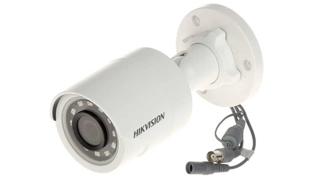 CAMARA BALA HIKVISION 2MPX 1080P PLASTICA DS-2CE16D0T-IRPF EXTERIOR 2.8 MM