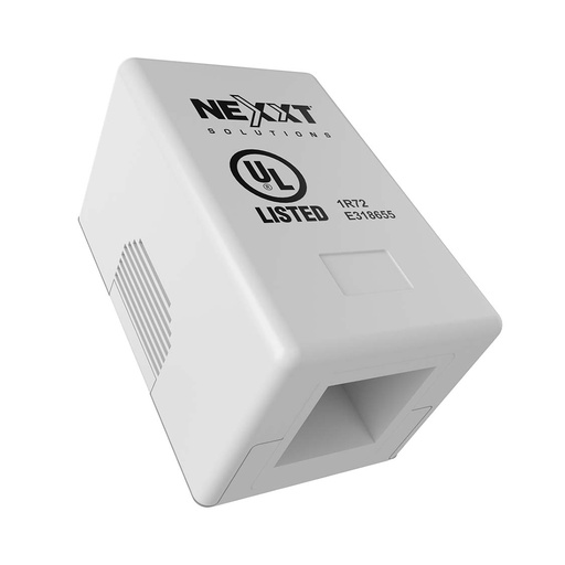 CAJA MONTABLE SUPERFICIAL RJ45 CAT-5E BL MPN: AE180NXT13