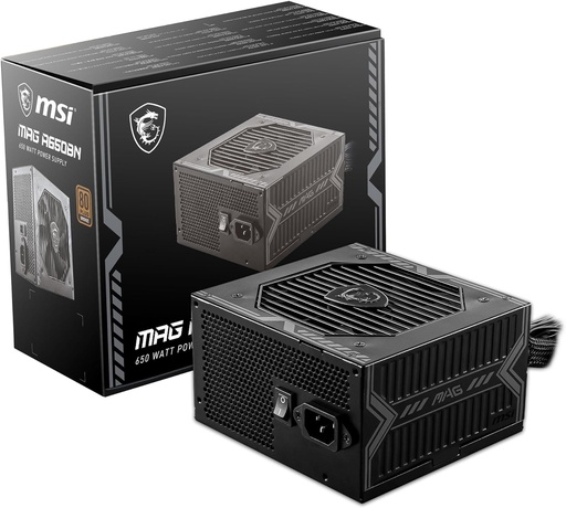 [MSI-600W] FUENTE DE PODER MSI MAG 600W A600DN 80+BRONZE