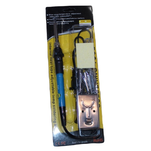 [FK-9160-9] CAUTIN 60W ELECTRICO PARA SOLDAR ESTAÑO PANTALLA DIGITAL 5 PUNTAS REGULABLE CON ESTAÑO